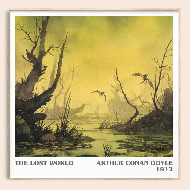The Lost World Literary Art Print by Sir Arthur Conan Doyle