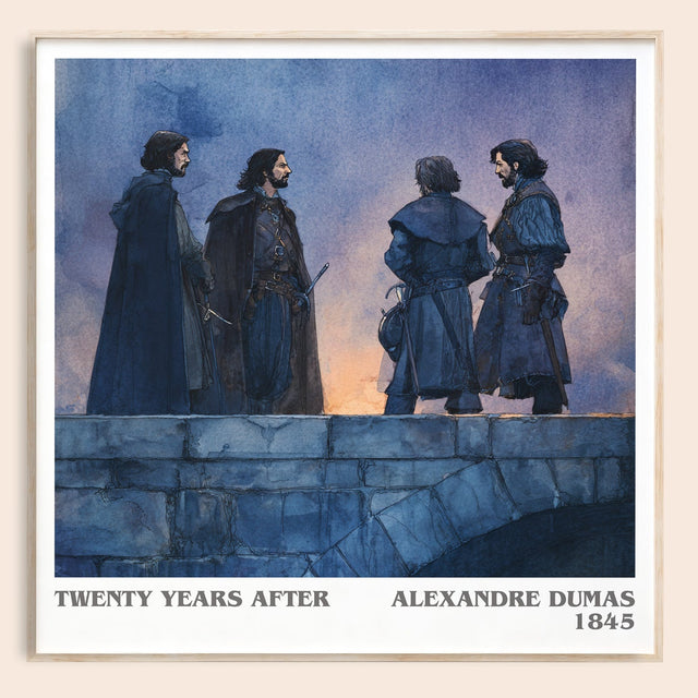 Twenty Years After Literary Art Print by Alexandre Dumas