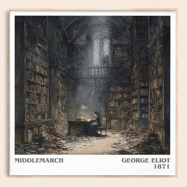 Middlemarch Literary Art Print by George Eliot