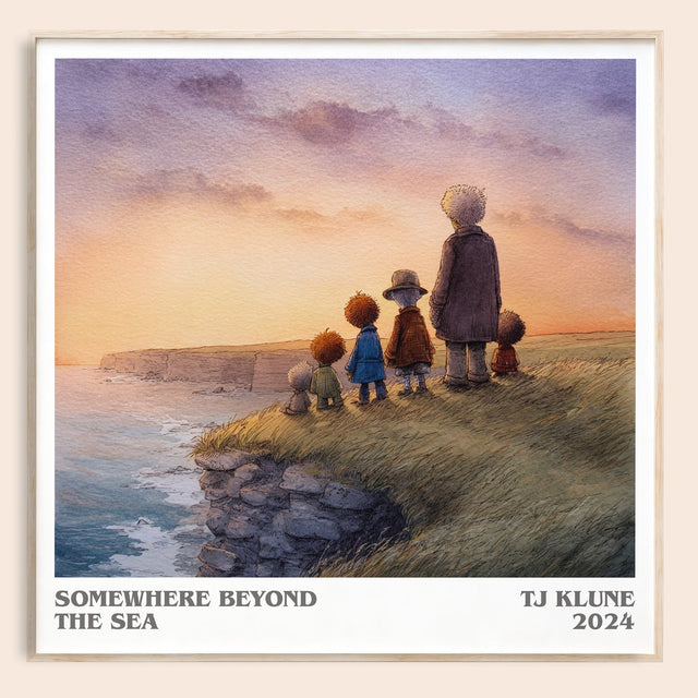 Somewhere Beyond the Sea Literary Art Print by TJ Klune