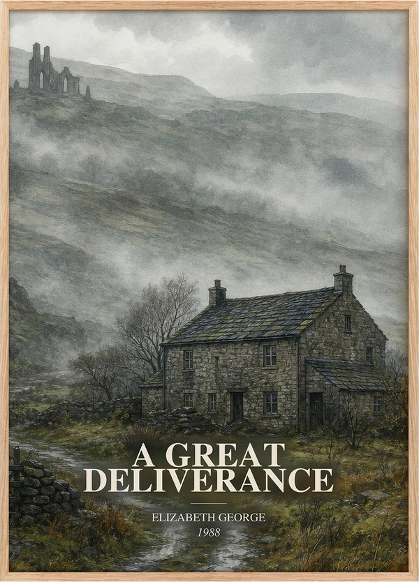 A Great Deliverance Book Watercolour Illustration by Elizabeth George