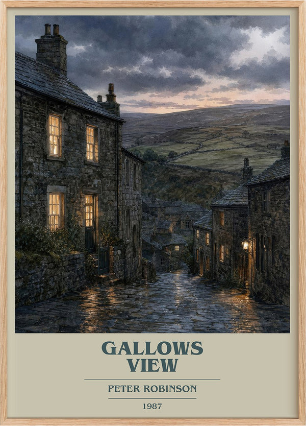 Gallows View Book Cover Poster by Peter Robinson