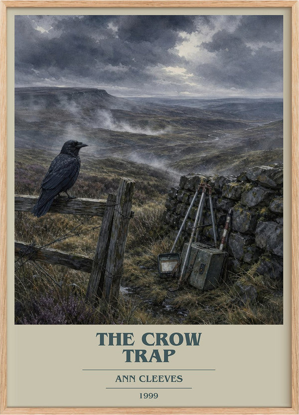 The Crow Trap Book Cover Poster by Ann Cleeves