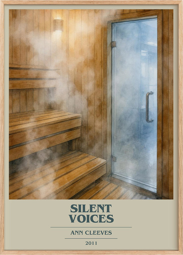 Silent Voices Book Cover Poster by Ann Cleeves