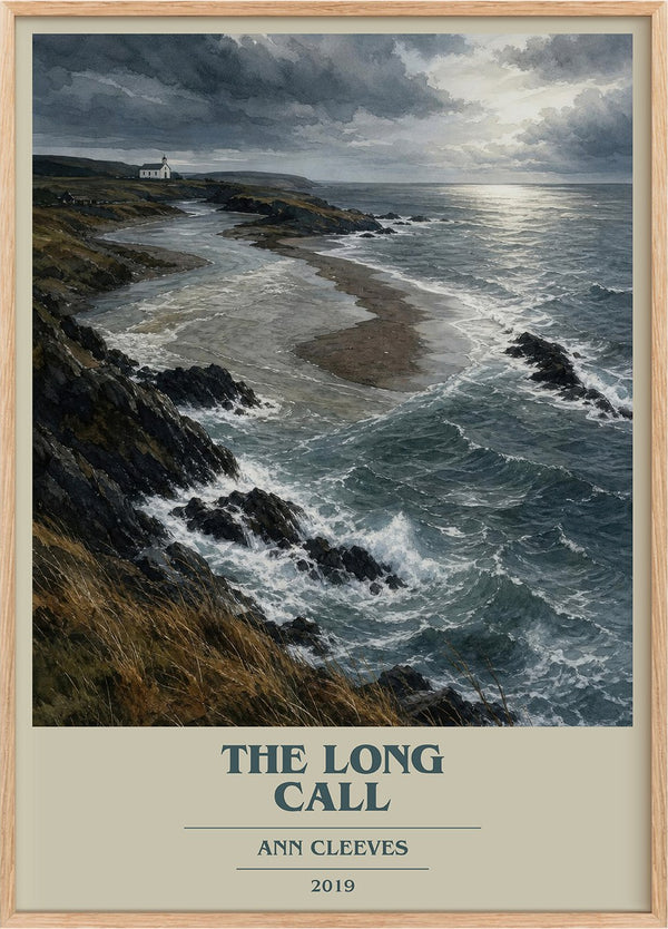 The Long Call Book Cover Poster by Ann Cleeves