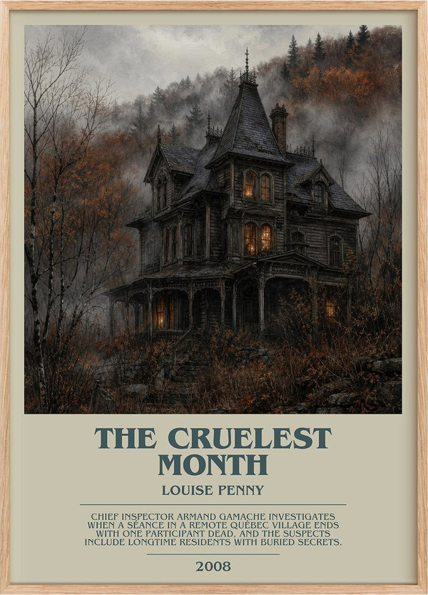 The Cruelest Month Bookish Wall Art by Louise Penny