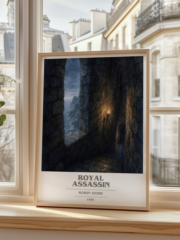 Royal Assassin book cover poster colour and style options – Robin Hobb book art