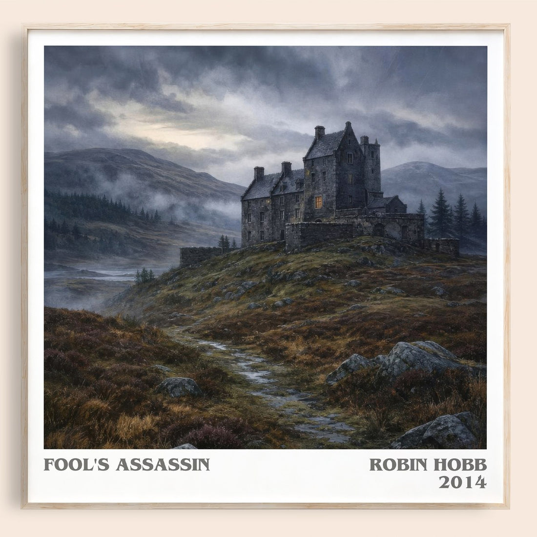 Fool's Assassin literary book poster by Robin Hobb – framed literary art print