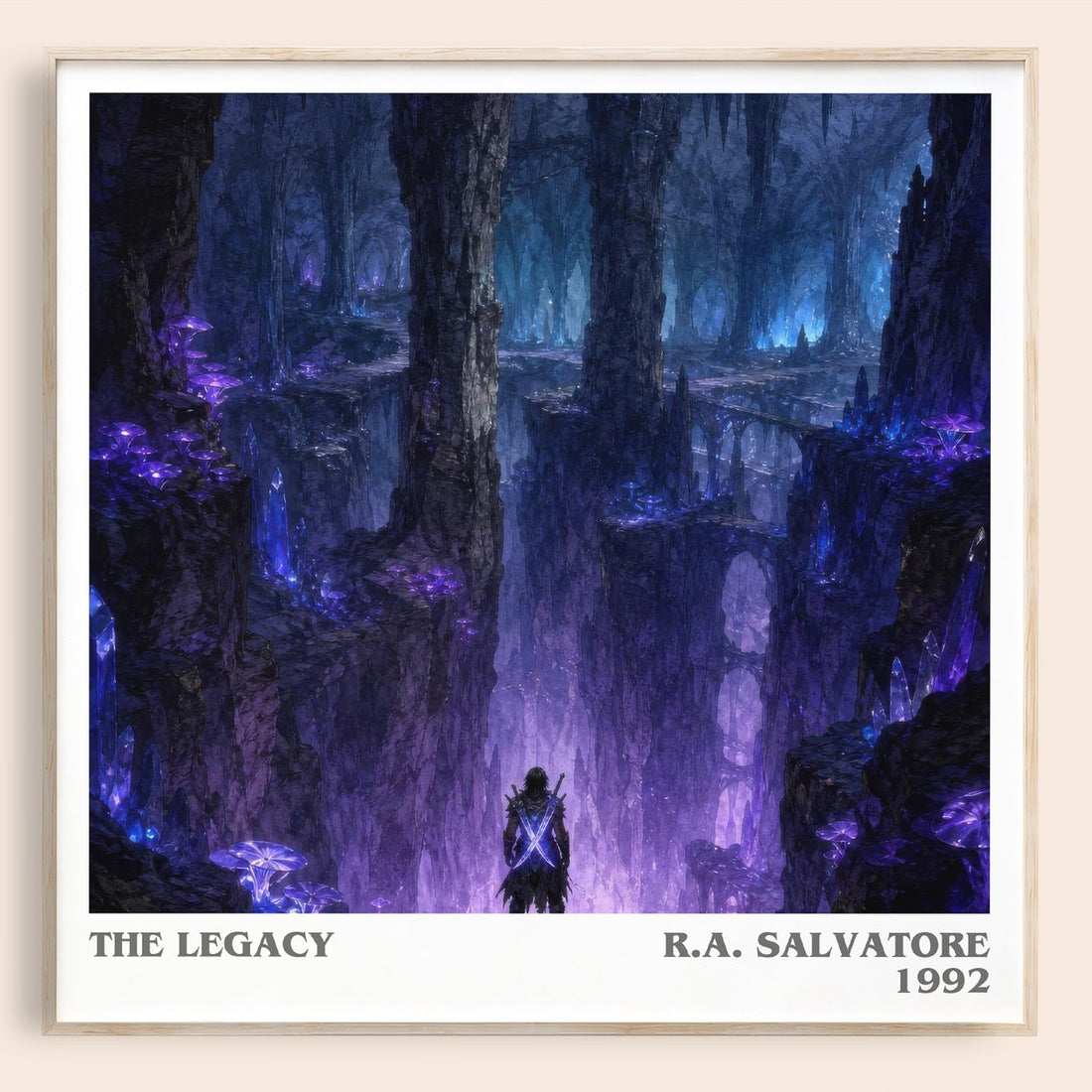 The Legacy literary book poster by R.A. Salvatore – framed literary art print
