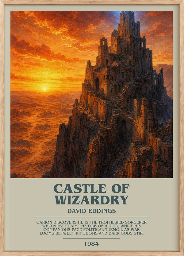 Castle of Wizardry Bookish Wall Art by David Eddings