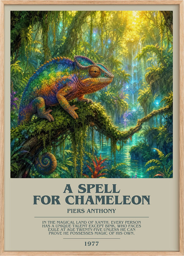 A Spell for Chameleon Bookish Wall Art by Piers Anthony