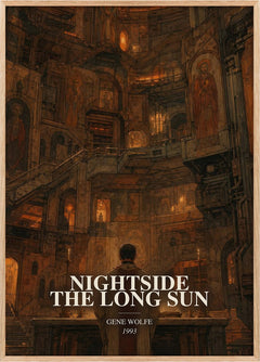 Nightside the Long Sun Book Watercolour Illustration by Gene Wolfe