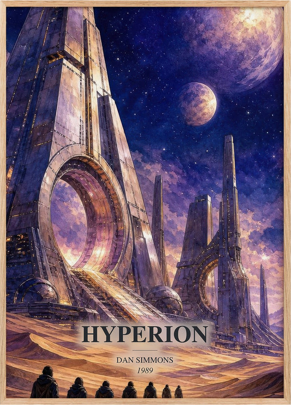 Hyperion Book Watercolour Illustration by Dan Simmons