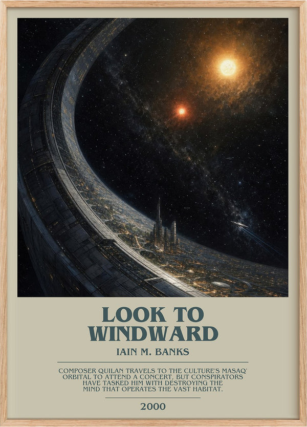 Look to Windward Bookish Wall Art by Iain M. Banks