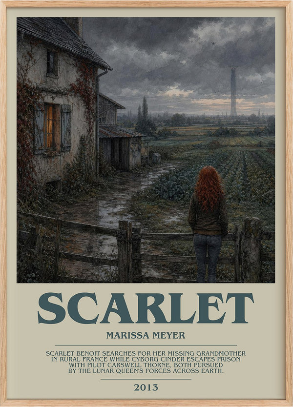 Scarlet Bookish Wall Art by Marissa Meyer