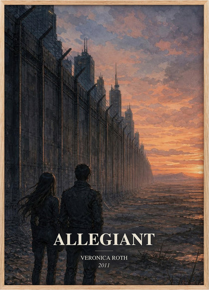 Allegiant Book Watercolour Illustration by Veronica Roth