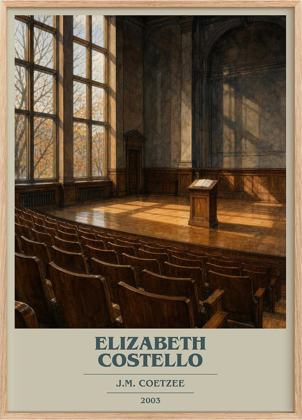 Elizabeth Costello Book Cover Poster by J.M. Coetzee