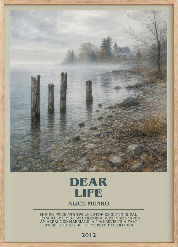 Dear Life Bookish Wall Art by Alice Munro