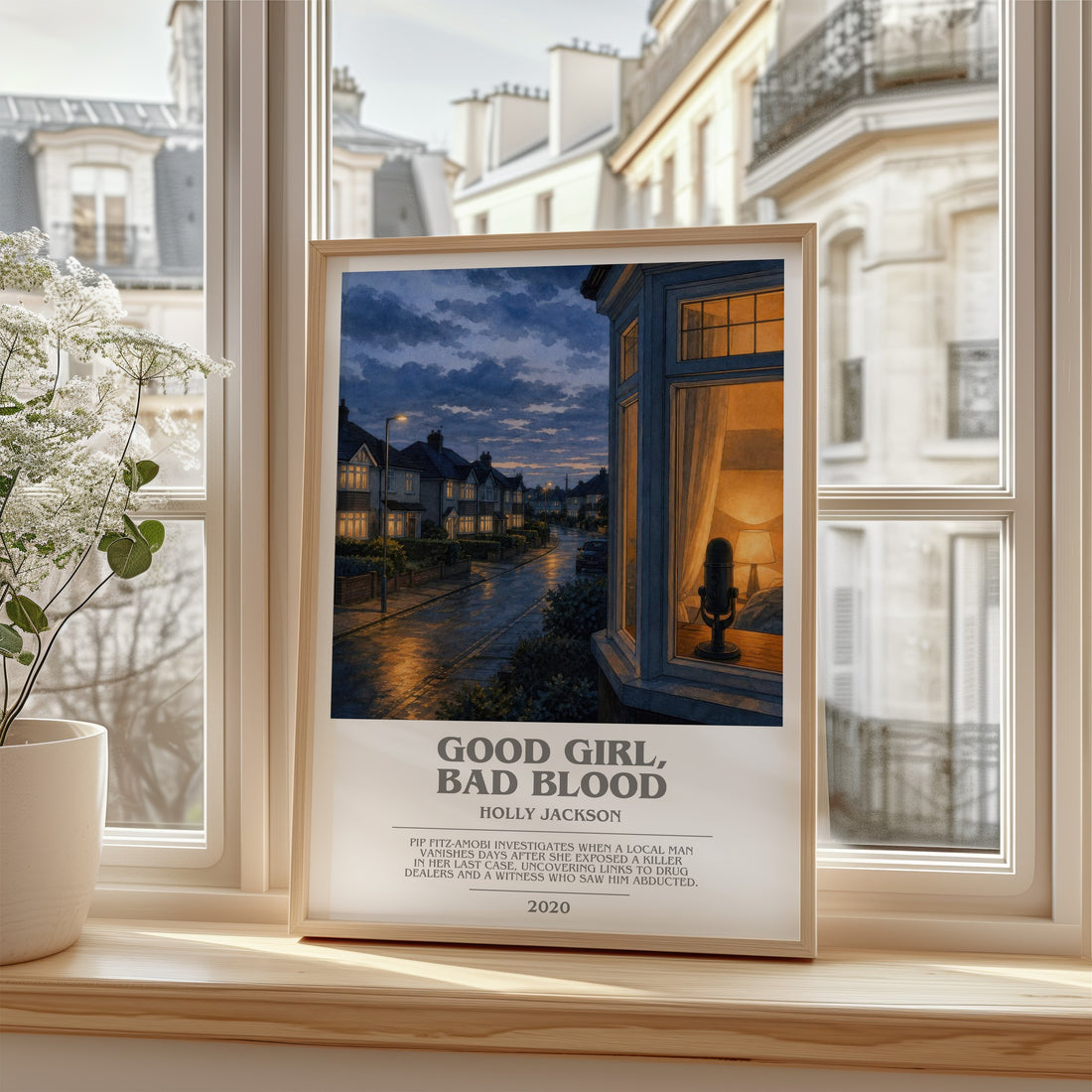 Good Girl, Bad Blood bookish poster colour and style options – Holly Jackson book art