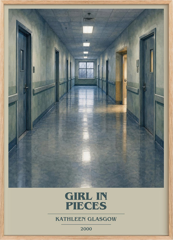 Girl in Pieces Book Cover Poster by Kathleen Glasgow