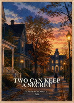 Two Can Keep a Secret Book Watercolour Illustration by K. McManus