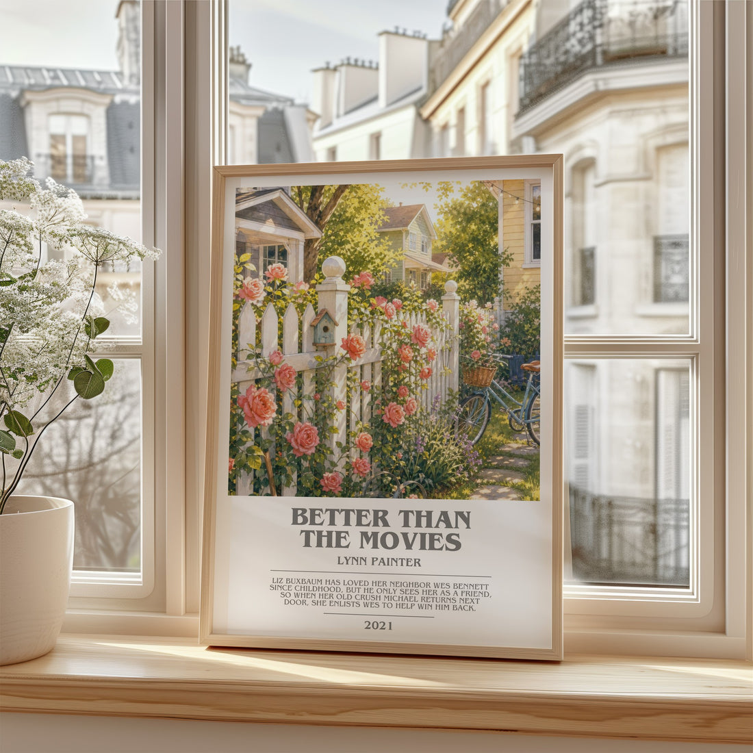 Better Than the Movies bookish poster colour and style options – Lynn Painter book art