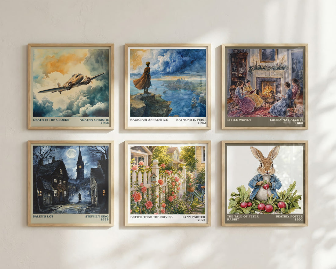 Better Than the Movies literary art print colour and style options – Lynn Painter book art
