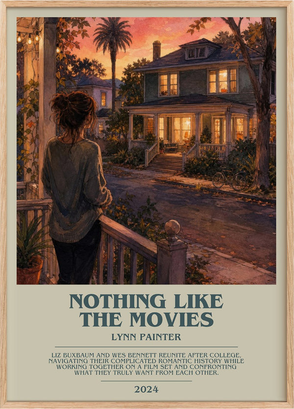 Nothing Like the Movies Bookish Wall Art by Lynn Painter