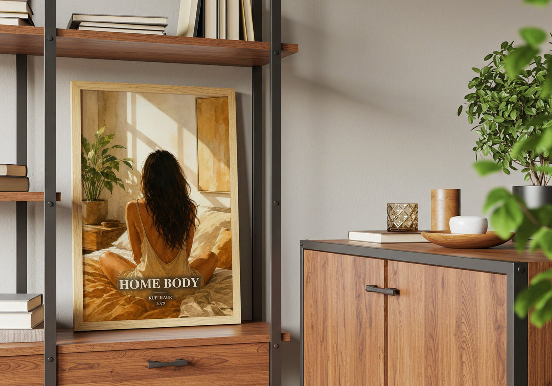 Home Body book watercolour illustration paper finish options – matte satin gloss