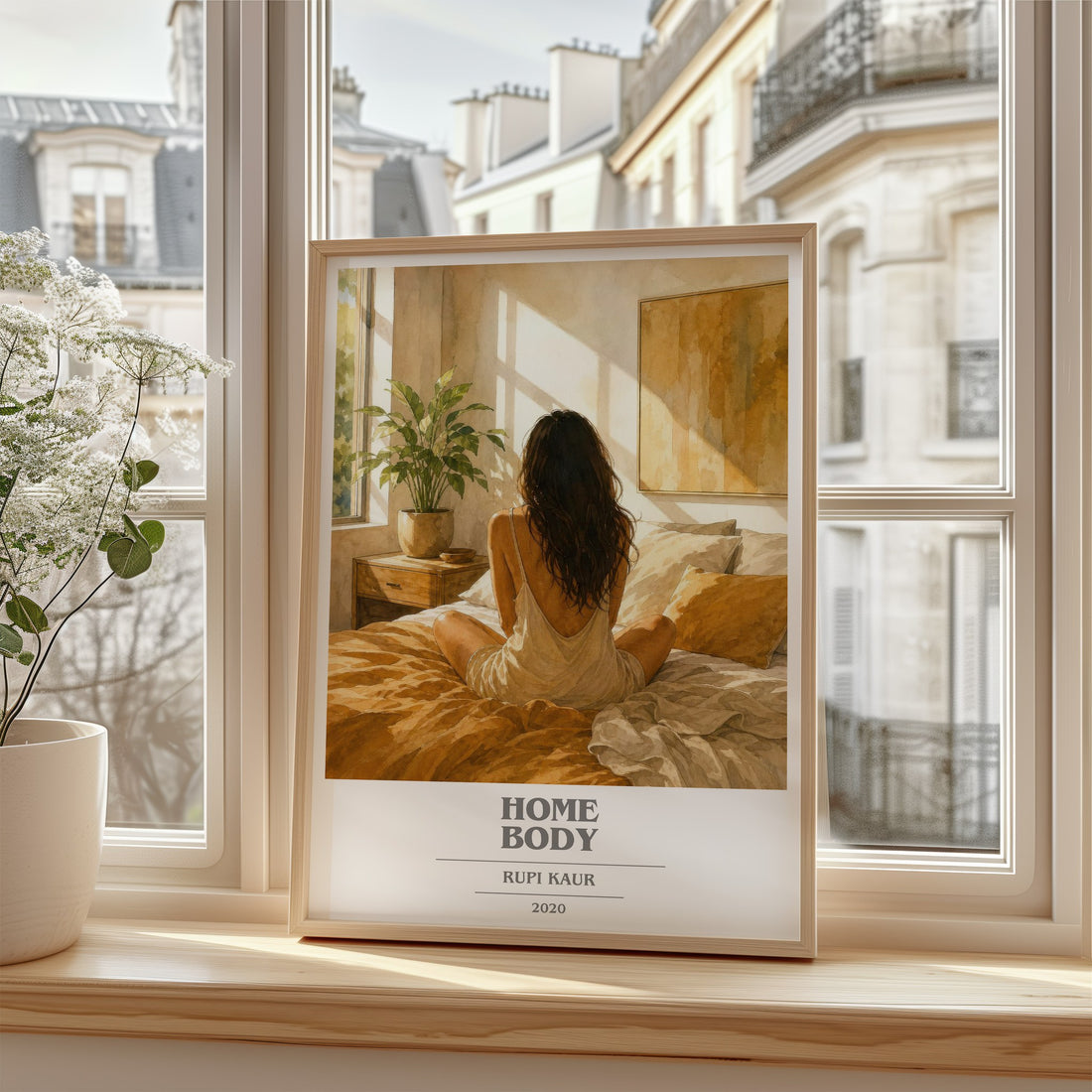 Home Body book cover poster colour and style options – Rupi Kaur book art