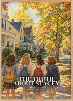 Truth About Stacey Book Watercolour Illustration by Raina Telgemeier