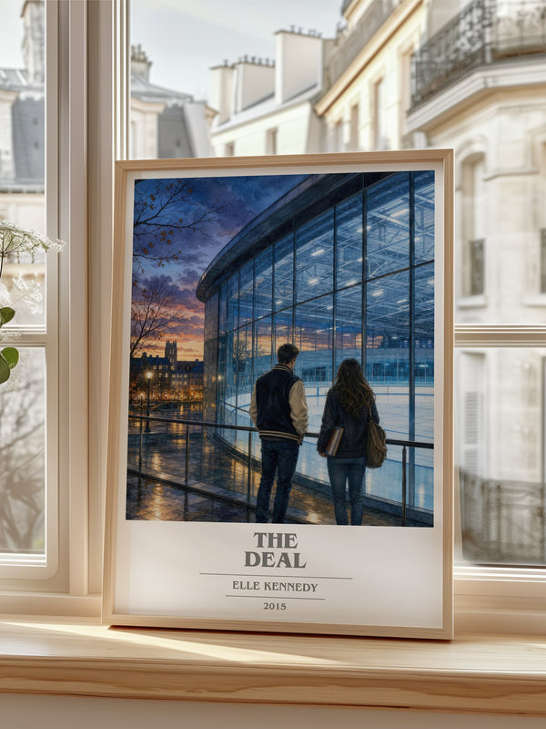 The Deal book cover poster colour and style options – Elle Kennedy book art