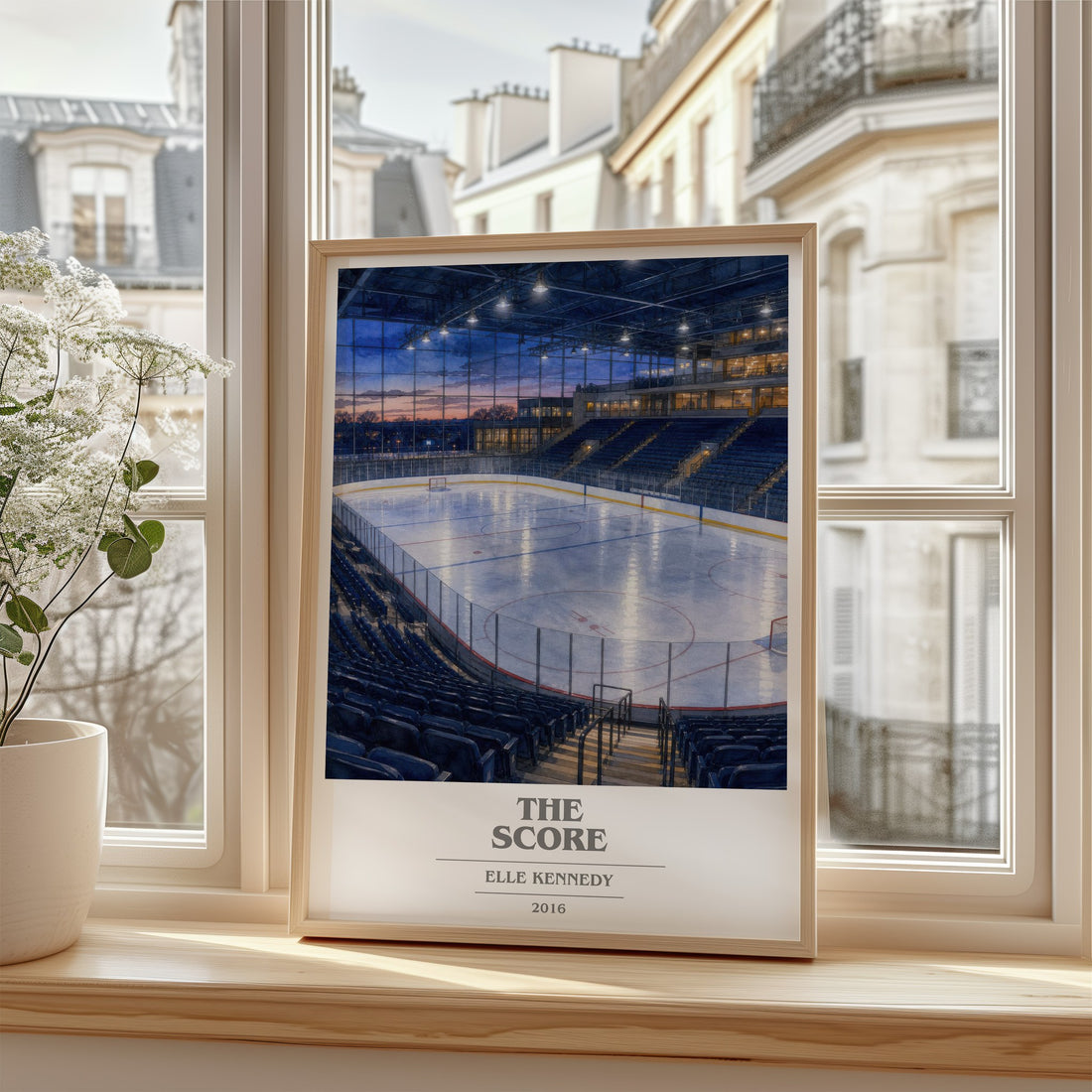 The Score book cover poster colour and style options – Elle Kennedy book art (mockup)