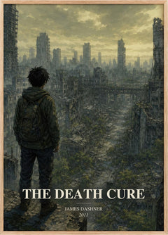 The Death Cure Book Watercolour Illustration by James Dashner