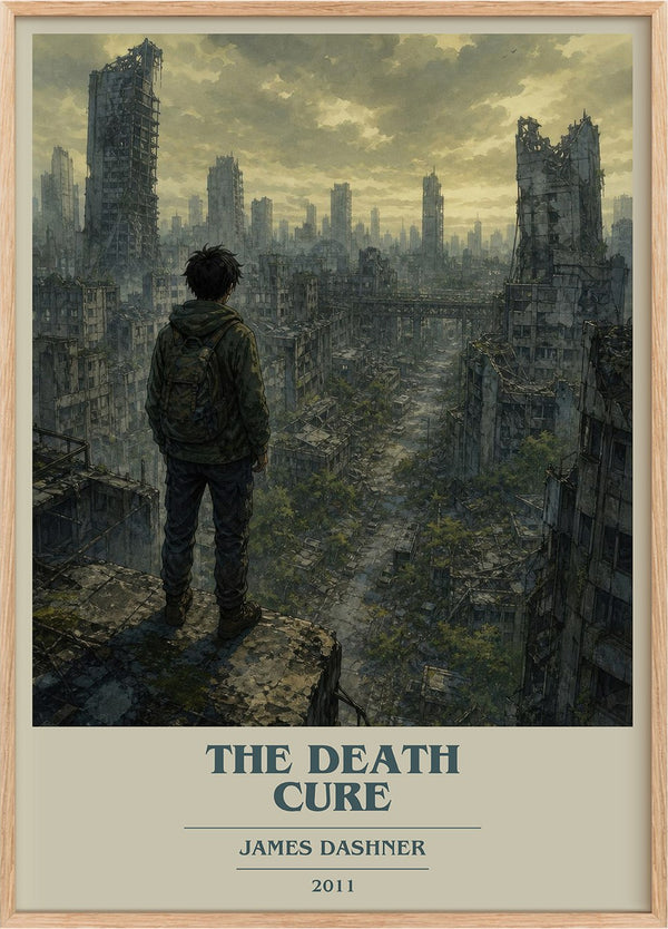 The Death Cure Book Cover Poster by James Dashner