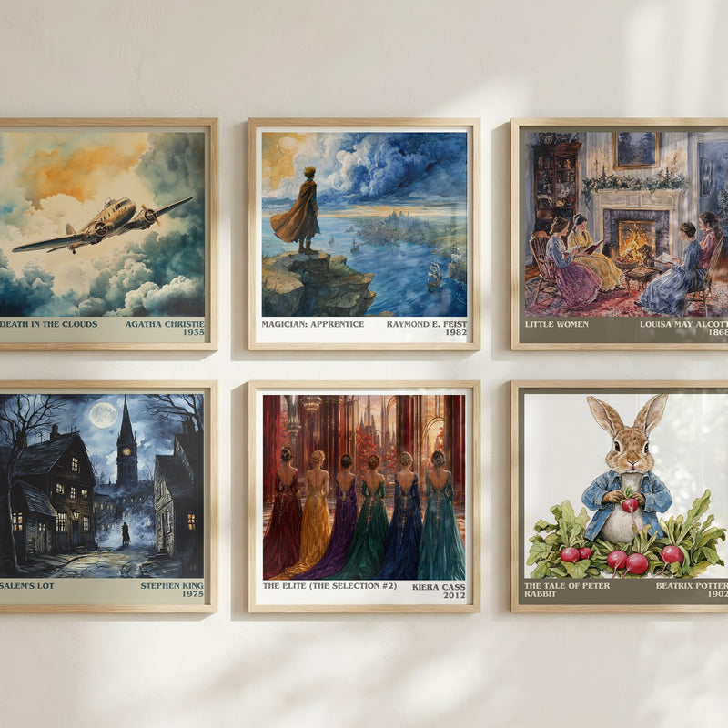 The Elite (The Selection #2) literary art print colour and style options – Kiera Cass book art