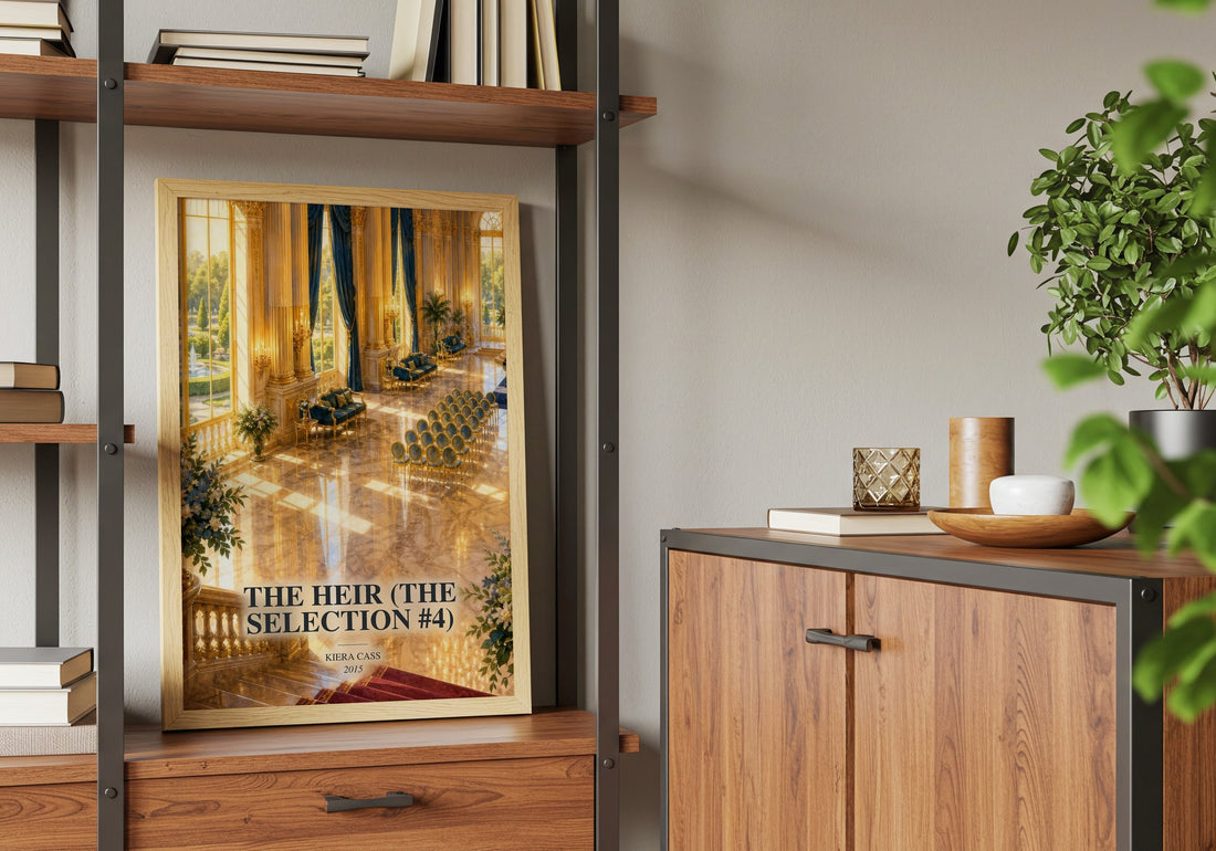 The Heir (The Selection #4) book watercolour illustration paper finish options – matte satin gloss