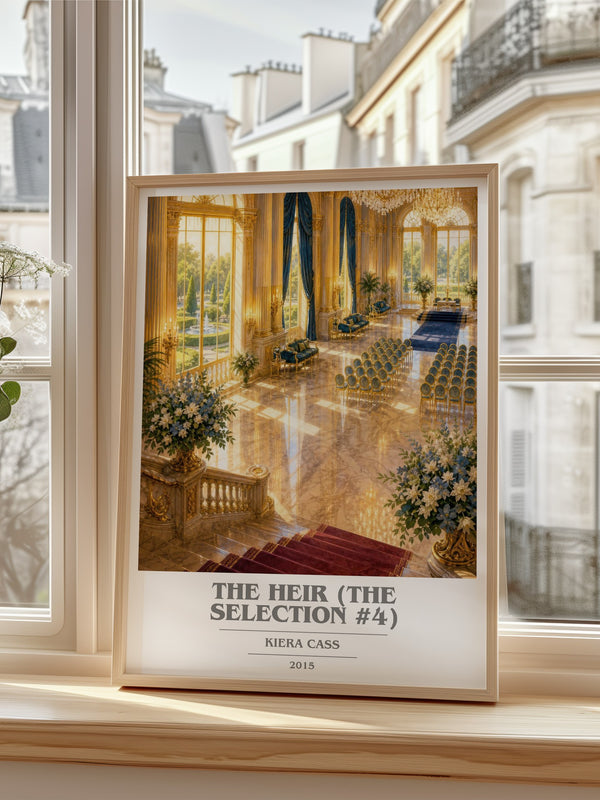 The Heir (The Selection #4) book cover poster colour and style options – Kiera Cass book art