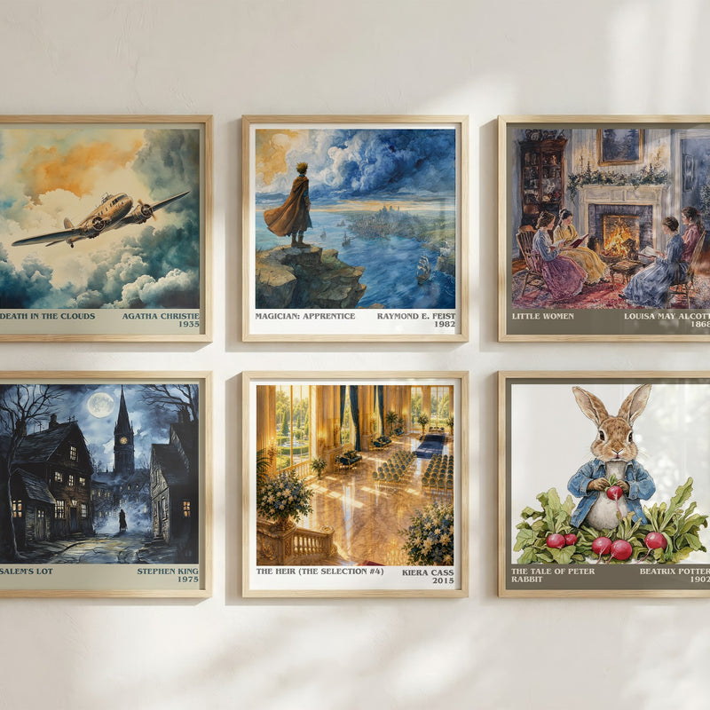 The Heir (The Selection #4) literary art print colour and style options – Kiera Cass book art