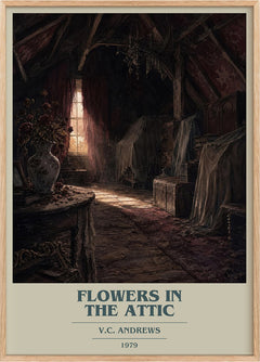 Flowers in the Attic Book Cover Poster by V.C. Andrews