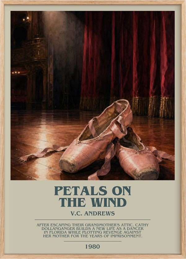 Petals on the Wind Bookish Wall Art by V.C. Andrews