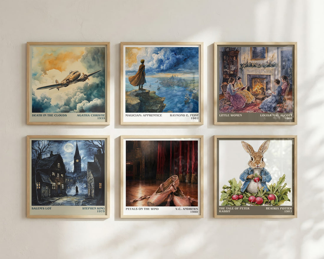 Petals on the Wind literary art print colour and style options – V.C. Andrews book art