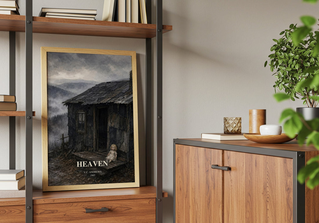 Heaven book watercolour illustration paper finish options – matte satin gloss