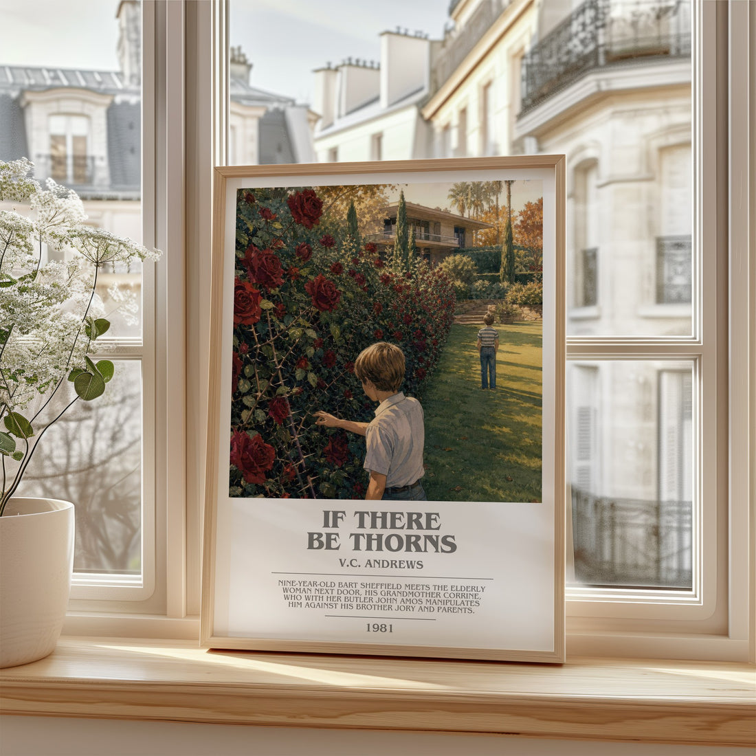 If There Be Thorns bookish poster colour and style options – V.C. Andrews book art