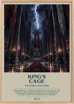 King's Cage Bookish Wall Art by Victoria Aveyard