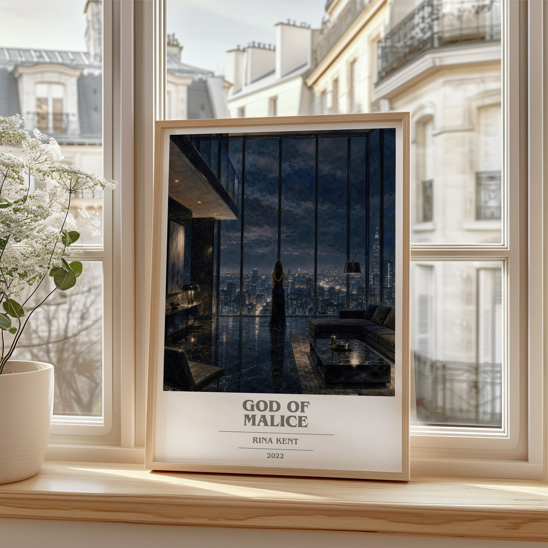 God of Malice book cover poster colour and style options – Rina Kent book art