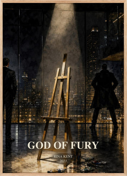 God of Fury Book Watercolour Illustration by Rina Kent