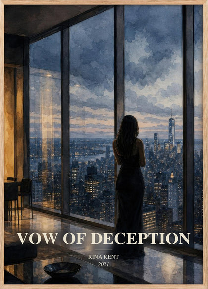 Vow of Deception Book Watercolour Illustration by Rina Kent