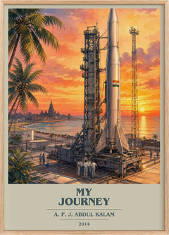 My Journey Book Cover Poster by A. P. J. Abdul Kalam