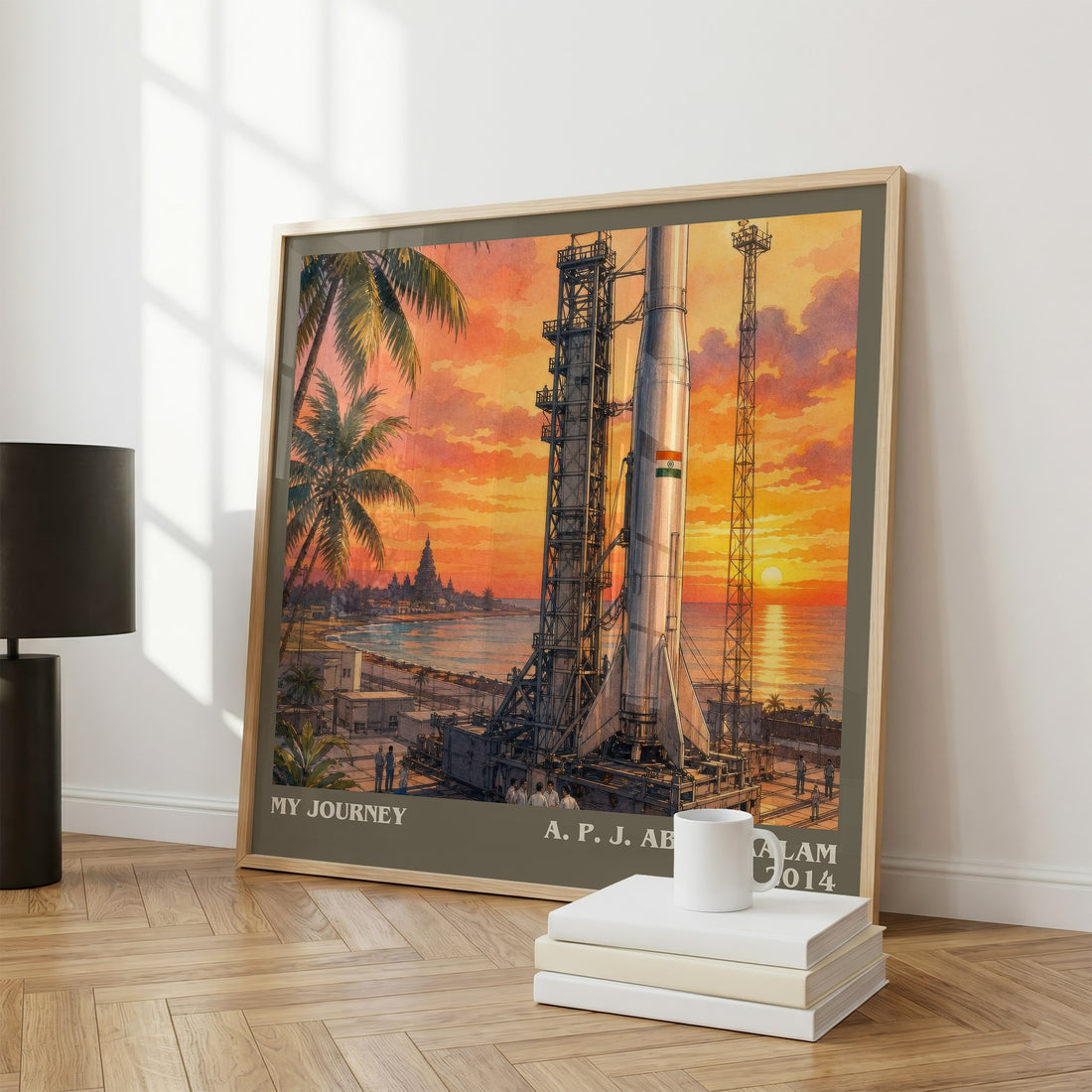 My Journey literary print framed by window – literary home decor